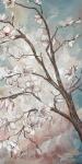 Magnolia Branches on Blue III