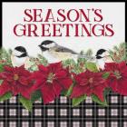 Chickadee Christmas Red IV Seasons Greetings