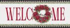Chickadee Christmas Red - Welcome