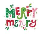 Festive Lettering - Merry Merry