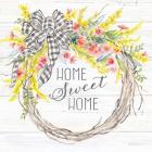 Spring Gingham Wreath Home