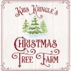 Vintage Christmas Signs VI-Tree Farm