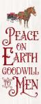 Vintage Christmas Signs panel III-Peace on Earth