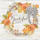 Pumpkin Patch Wreath II-Grateful
