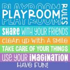 Playroom Rules I