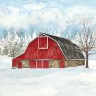 Winter Barn Quilt II