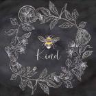 Bee Sentiment Wreath Black II-Kind