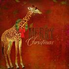 Colorful Christmas II-Giraffe Christmas