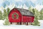 Christmas Barn Landscape I