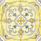 Jewel Medallion yellow gray II