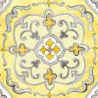 Jewel Medallion yellow gray II