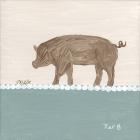 Out to Pasture III-Brown Pig