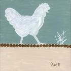 Out to Pasture IV-White Chicken