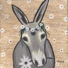 Donkey with Daisies