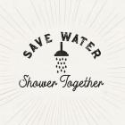 Bath Art VII-Save Water