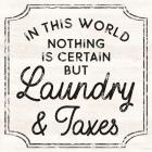 Laundry Art III-Laundry & Taxes