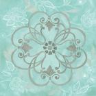 Jacobean Damask Blue/Gray II