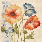 Watercolor Poppies Multi I