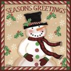 Season's Greetings Snowmen I