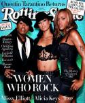 Women in Rock (Missy Elliott, Alicia Keys, Eve), 2003 Rolling Stone Cover