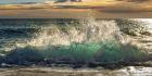 Wave Crashing on the Beach, Kauai Island, Hawaii (detail)