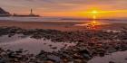 Sunset on the Coast of Yorkshire, UK