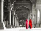 Women in Traditional Dress, India (BW)