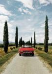 Sportscar in Tuscany