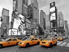 Taxis in Times Square, NYC
