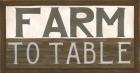 Farm to Table