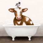 Cow in Bathtub