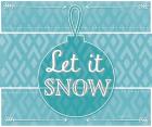 Let It Snow - Blue