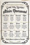 Stain Removal Guide