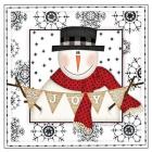 Snowman Snowflake IV