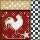 Red White and Blue Rooster IV