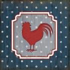 Red White and Blue Rooster X