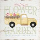 Vintage Flower Garden Truck