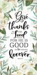 Give Thanks to the Lord