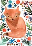 Watercolor Fox