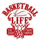 Basketball Life Red