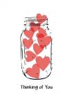 Thinking of you Jar Card