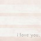 I Love You - Peach