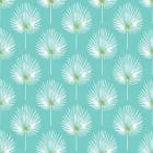 Aqua and White Leaves II