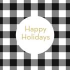 Happy Holidays Plaid