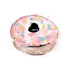 Pink Sprinkle Donut