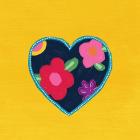 Yellow Painted Heart