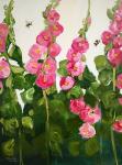 Hollyhocks