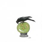 Crystal Ball Raven