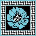 Bold Turquoise Flower XI