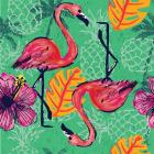 Tropical Flamingo Pattern